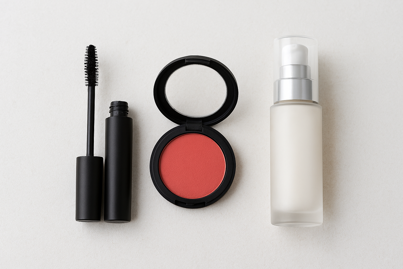 Variante Mädchen-set ab 10 jahre: Mascara, rouge, abschminke (Bild KI generiert)